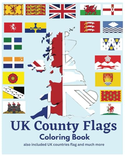 UK County Flags Colouring Book
