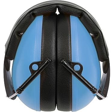 TimeTEX Auris Plus Blau | Robust, stufenloses Verstell- und zusammenklappbares Kopfbügel | Dämmwert 24,3 dB | Maße ca. 11 x 8 cm