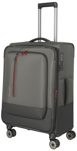 TRAVELITE Crosslite 5.0 4 W Trolley M, Oliv Uni Erwachsene, olivgrün, Lässig