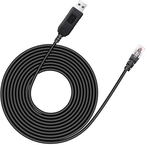 Hodeoo USB to RJ11 Radar Detector Power Cable,DC5V-12V Power Cable Replacement for Escort, Uniden, Radenso XP, Beltronics & Whistler Radar Detectors (13FT Length)