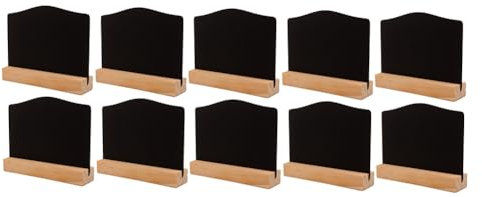 Yuattory 10 Stück -Kreidetafel-, Nachrichtentafel, Weihnachten, Dekoratives -Display, Tafel-Ornament für Zuhause, Bar-Dekor