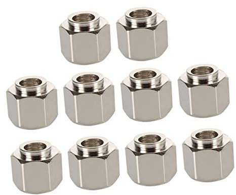 iplusmile 12pcs Hexagonal Eccentric Nuts 304 Stainless Steel 6mm Height 8mm Outer Diameter Eccentric Spacer for 3d Printer v Wheel Accessories Carbon Steel Nickel Plated