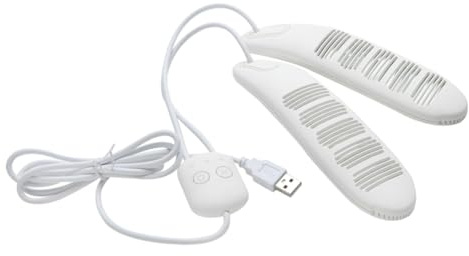 VALICLUD Schuhtrockner Tragbar aus Fiberglas und Nylon mit Ptc-keramik für Schuhheizung und Geruchsneutralisation durch Usb-stromversorgung und Intelligente Zeitschaltuhr