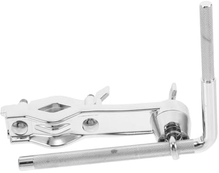 YARNOW Soporte de Metal en Varias Ocasiones con Clip de Extensión Estructura Estable y Ligera para Batería para Cencerro y Platillos Adecuado para Diversos Instrumentos de Percusión