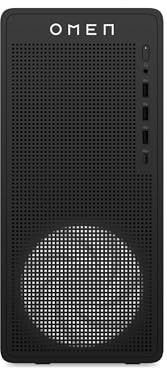 HP OMEN 16L TG03-0006sl, Desktop Gaming, Intel i7 14700F, Intel Evo, 32GB RAM, 1TB SSD, NVIDIA RTX 5060 8GB, Alluminio, 3 Mesi di PC Game Pass Inclusi, Windows 11, Nero