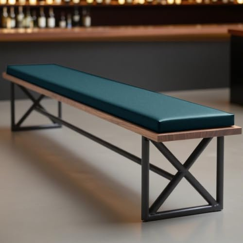 WLXFF Coussin pour Banc De BièRe ImperméAble Coussin De Banc avec Fermeture éClair Coussin De SièGe De Banc Jardin Cuir pour L'ExtéRieur, Meubles De Jardin, Terrasse,No4,170X30X3CM