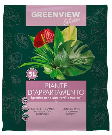 BERARDI | Greenview Selection, Terriccio professionale, 5l (Piante d'appartamento)