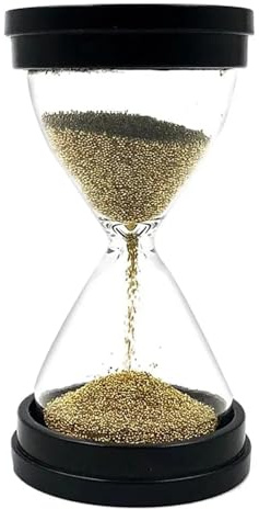 Temporizador de vidrio y arena de plástico de 30 segundos, 2 uds., reloj de arena, decoración de cocina y oficina, temporizador divertido for cocina y Yoga, temporizador de 30s Para Escritorios Del Ho