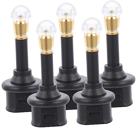 Holibanna 5 pezzi Adattatore Audio Ottico Femmina Jack Convertitore Digitale Spdif Stereo Analogico Protezione Sovratensione Compatto e Portatile per Cuffie e Dispositivi Audio