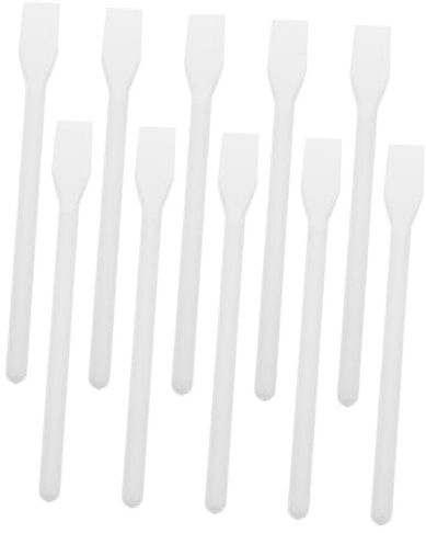 SMASOLO 10pcs Plastic Glue Spreader Sturdy Applicator Sticks for Glue Application Paint Mixing and Stirring Multipurpose Craft Tool for Skincare Creams and Face Mask Use
