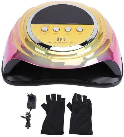LED Nagellampa UV LED Nagelljus Högeffekt Nageltork Automatisk Sensor Nagellackshärdningslampa för Hemma Nagelsalong ABS Material Bärbar Design