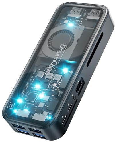 DreamQuest Mini PC Windows 11 Pro 12GB DDR5 256GB M.2 SSD Intel N95 (bis zu 3.4Ghz) PC Stick mit 2X HDMI/2xType C(Max 10Gbit/s)/WiFi 6/BT5.3/4x USB3.2(10Gbit/s) für Home/Büro/Kommerzielle New