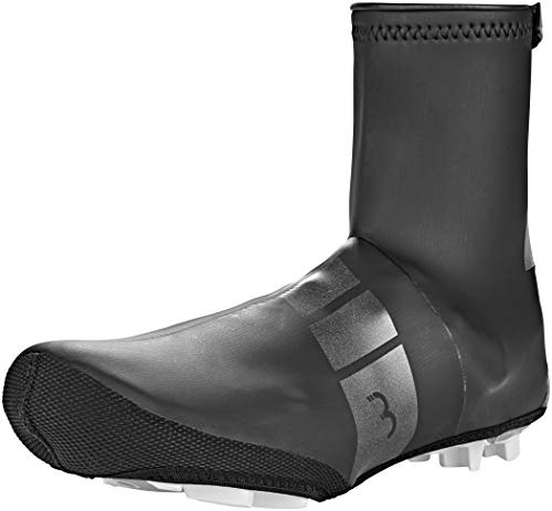 BBB Men's BBB Cycling Overshoes UltraWear Bike Shoe Covers Cold Water Dirt Protection Road Biking and MTB, Black, 37 38 UK
