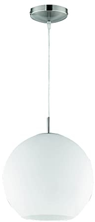 Reality R30153007 Moon Sospensione, 60 W, Bianco, Diametro 30 cm