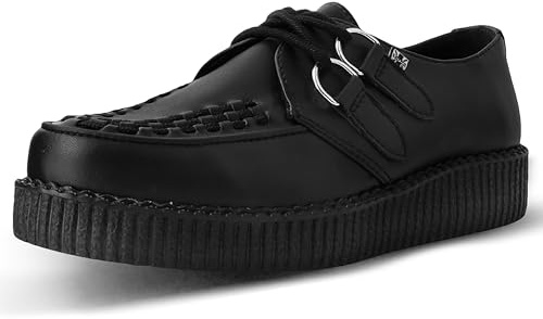T.U.K. Vegan Viva Low Creeper - Chaussures pour Hommes et Femmes - Couleur Noir TUKskin™ - Taille EU44