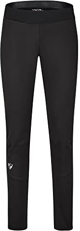 Ziener Women's Nura Softshell Trousers, Cross-Country ski Tights, Windproof, Elastic, Black, 34 (EU)