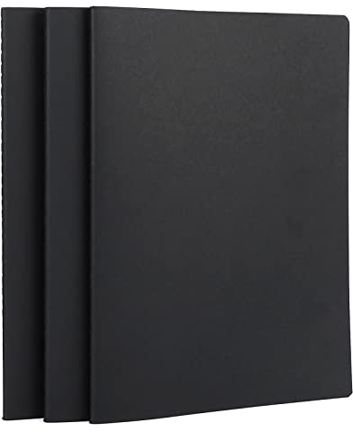 Yarotm Notizbuch A4 Liniert - 3 Stück 100gsm Notizblöcke Notizbücher Liniertes - 40 Blatt 100GSM Papier Notebook Notizblock - 210x292mm Notizheft