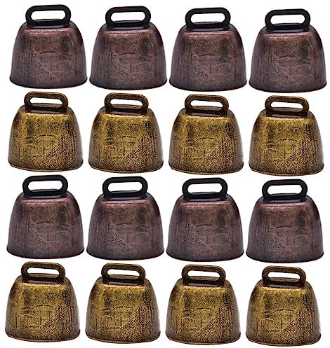 Happyyami 18 Campanelli Vintage Per Bovini Per Animali Domestici Pecore Mucche Decorazioni Rustiche Campanelli Artigianali in Metallo Facili Da Riporre