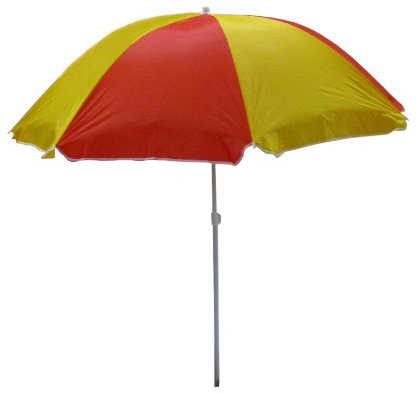 Hamble Distribution ltd Redwood Leisure 1.8m Polyester Beach Umbrella - Adjustable Angle