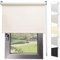 DECORESTOR Estor Enrollable Arena Opaco Térmico a Medida – Persiana Blackout para Ventanas y Puertas – Interior y Exterior – Bloquea 100% Luz y Aisla Temperatura - Ideal en Pared o Techo