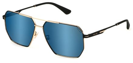 Police SPLL79 302B ORO ROSE' LUCIDO C/PARTI NERO 61/14/145 Herren Sonnenbrillen