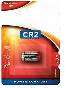 Pila de Litio CR2 de 3V, Ideal para cámaras fotográficas y Dispositivos electrónicos. Energía fiable y Larga duración.