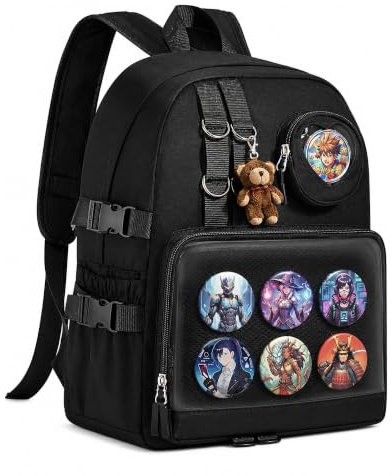 Ita Bag Preppy Backpack with Pin Display Insert for School Anime Cosplay