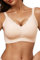 Vtelor Bras for Women Non Wired Seamless Wireless Push Up Bra Comfort Support Sleep Bralettes for Womens Ladies Soft Tshirt Padded Bra Regular and Plus Size (UK, Alpha, S, Regular, Regular, Nude)