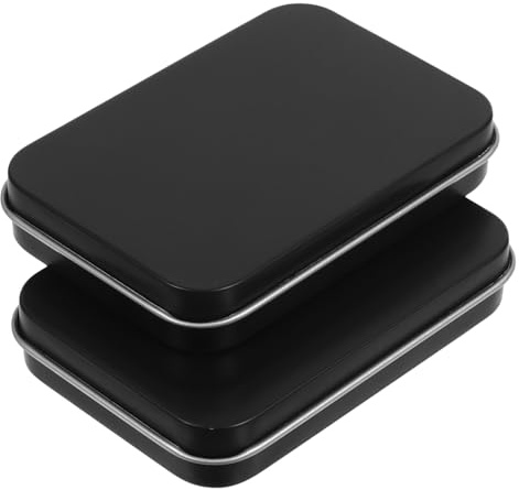 OATIPHO 2piezas Caja Portátil De Metal Para Hilo Dental Unidades Dispensador Portátil Con Tapa Para Viajes y Uso Diario Organizador De Higiene Bucal