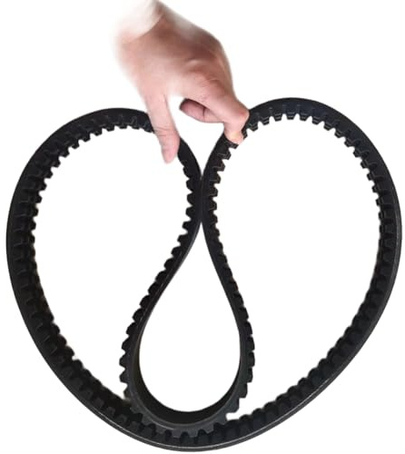 Lawnoval Courroie d'entraînement 6736775 en caoutchouc compatible avec Kubota V2203 pour Bobcat Skid Steer T140 T180 T190 753 S130 S150 S160 S175, noir