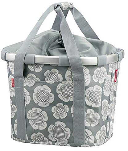 KlickFix Unisex Bikebasket Lenkertasche, grau, 35 x 28 26 cm, 15 L EU