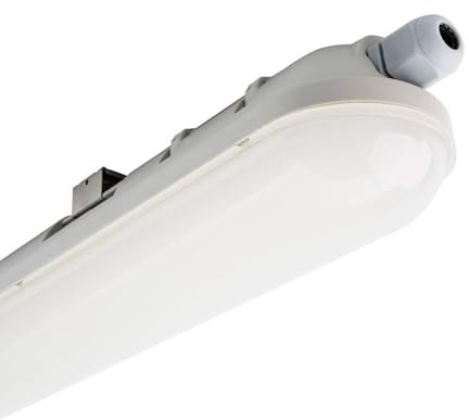 LEDKIA LIGHTING - Réglette Étanche LED 120cm 36W | IP65 | Raccordable Jusqu'à 8 Unités | Pour Intérieur/Extérieur, Blanc Froid 6000K, Polycarbonate