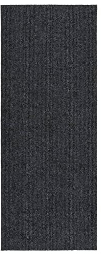 vidaXL Schmutzfangläufer Gel-Rückseite Sauberlaufmatte Schmutzfangmatte Fußmatte Teppich Läufer Schmutzmatte Teppichläufer 100x250cm Anthrazit