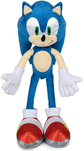 CARTOON Peluche Sonic, riccio supersonico, pupazzo 35 cm, per bambini