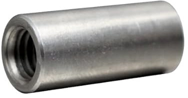 Runde Gewindemuffen M8x25 Edelstahl V2A 10 Stk.