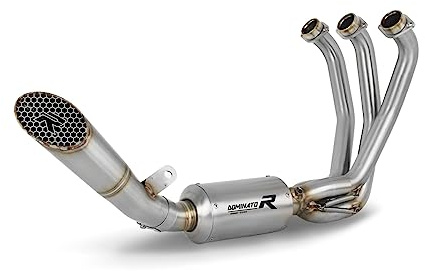 DOMINATOR Impianto di scarico Collettori Marmitta Silenziatore GP3 compatibile con XSR 900 2022-2023 Low Level EX