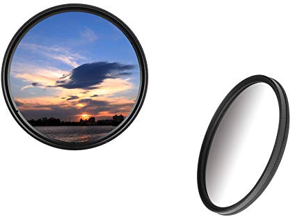 40.5 mm Professional Gradient Filter Grey Colour Filter Graduated 40.5 mm dHD Digital Grey