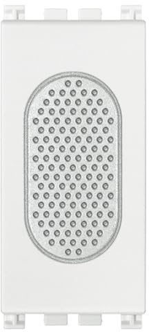 VIMAR 19370.SR.B Arké Suoneria/ronzatore campanello 12V 50-60Hz, 1M, bianco