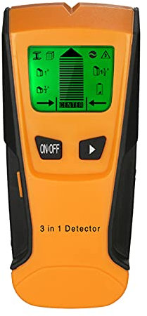Irfora Stud Finder Détecteur mural numérique LCD multifonction 3 en 1 en métal et bois avec câble AC