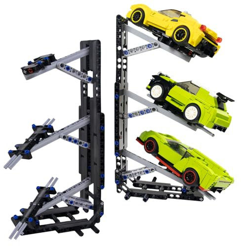 Cabeeskii Auto Display Kompatibel mit Lego Speed Champion Autos, Modellautoständer Auto Garage, für Autosammlung Display