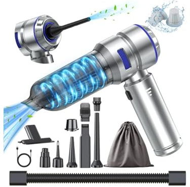 Handheld Vacuum Cordless - 22000PA Car Vacuum Cleaner, Portable 4 In 1 Hand Held Vacuum, USB Car Hoover with Brushless Motor for Car Home Office Kitchen Pet Hair
