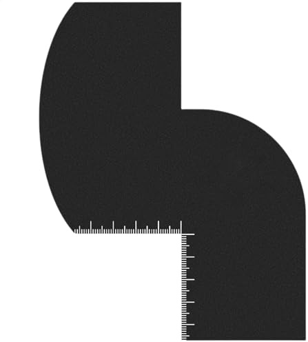 Tarjeta de mejora para barberos, guía de barba y línea capilar, herramienta de peinado reutilizable, moldeado de precisión, compatible con spray de color, diseño de borde escalado, para aseo