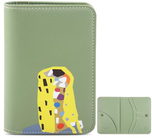 Lychii Reisepass Hülle, RFID-blockierend, Passport Holder für Damen Herren, Tasche für Reiseunterlagen, Reisepass etui Organizer Reisedokumente