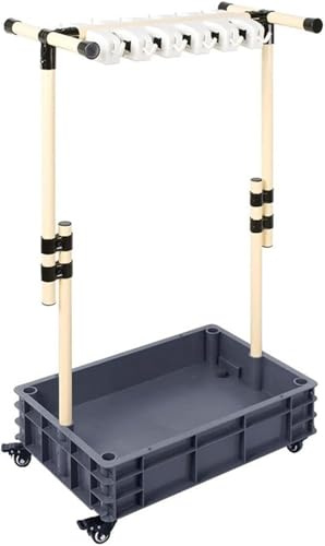 Soporte para trapeador y Escoba, Soporte para trapeador y Escoba, Estante Antideslizante para Herramientas de Almacenamiento, Estante de Almacenamiento de trape