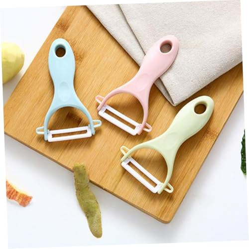 ARTSEWPLY Pelador Multifuncional de Verduras y Frutas 8 Piezas Color Azul y Rosa Herramienta para Pelar Patatas Pepinos y Zanahorias Utensilio de Cocina Práctico para Uso Diario