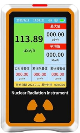 YGBWAOV Rilevatore di Radiazioni Nucleari Contatore Geiger Radiazioni Ionizzanti Raggi X Rilevamento