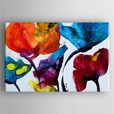 pittura a olio moderna mano pittura astratta tela dipinta con tesa incorniciato