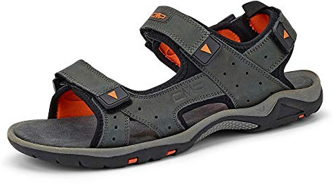 CMP ALMAAK HIKING SANDAL, Sandalo Sportivo Uomo, Grey, 45 EU