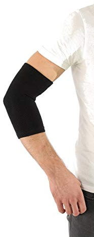 Antar Ellenbogenbandage mit Elastan Größe L, Schwarz