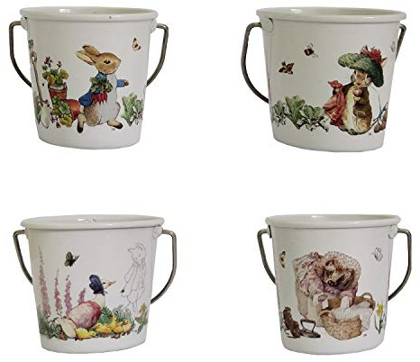 Peter Rabbit Eierbecher Eimer 4er Set